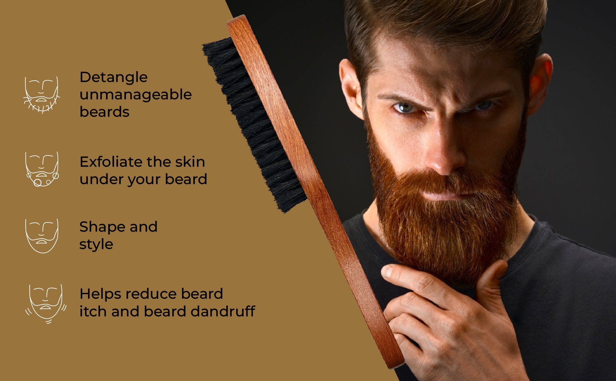 Styling Brush Best Brush For Curly Beard How To Blow Dry Men'