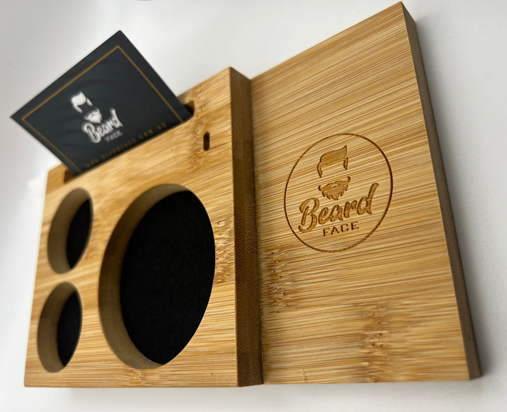 Beard Rack Beard Face Premium Beard Caddy - Ultimate Bathroom Organiser for Men's